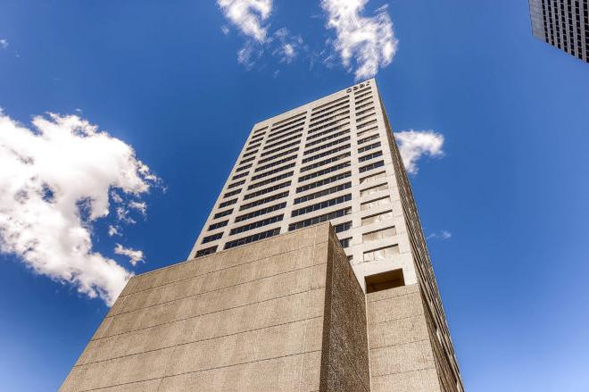 1660 Lincoln, a 20-story concrete office building constructed in 1972.