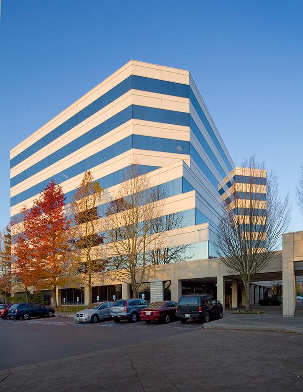 A class-A suburban office complex in Seattle, Washington, built in 1986 and renovated in 2000.